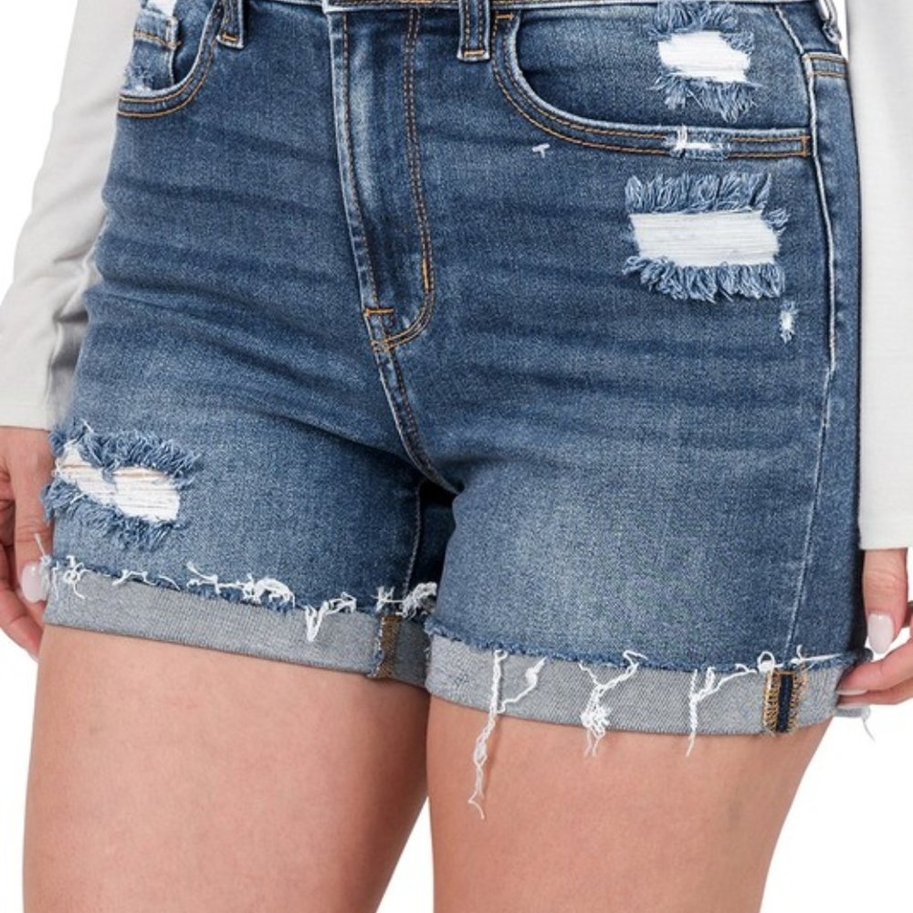 Beach Side Denim Shorts